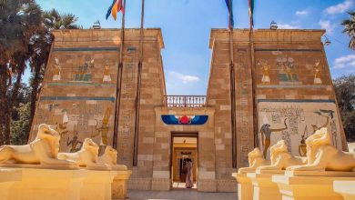 صورة القرية الفرعونية تحتفل بعيد الحب بإقامة أول حفل زفاف فرعوني