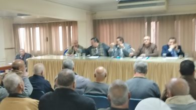 صورة بالصور.. تفاصيل اجتماع مجلس ادارة الاتحاد التعاوني الزراعي