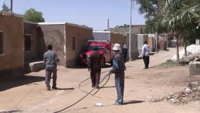 صورة الزراعيين تبدأ أعمال تطهير قريتين بالوادي الجديد للوقاية من كورونا