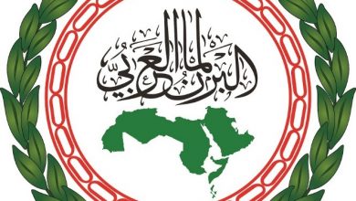 صورة لجنة فلسطين بالبرلمان العربي تبحث اخر تطورات القضية الفلسطينية