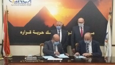 صورة الزراعة :توقيع بروتوكول بين  سلامة الغذاء و البحوث الزراعية لفحص المنتجات الغذائية