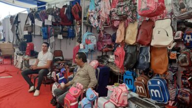 صورة افتتاح سوق مصر للمستلزمات المدرسية بالحديقة الدولية بمدينة نصر