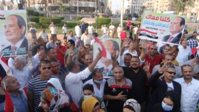 صورة العاملون بشركة الدلتا للسكر يحتفلون بانتصارات أكتوبر ودعم الدولة والرئيس