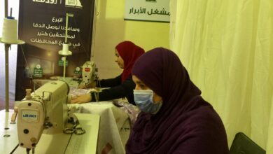صورة “مصر الخير” تعتمد علي المستفيدات في إنتاج 30 ألف لحاف لحملة شتاء 2020