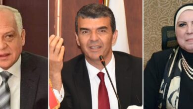 صورة غدآ .. وزيرة التجارة والصناعة ومحافظ الجيزة يفتتحان معرض أهلا رمضان
