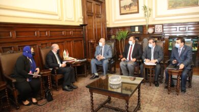 صورة تفاصيل لقاء وزير الزراعة  مع سفير استراليا بالقاهرة