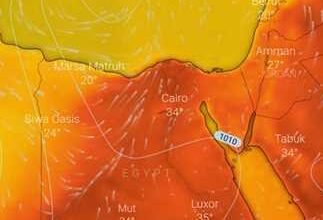 صورة حالة الطقس اليوم في مصر الاثنين 3-5-2021