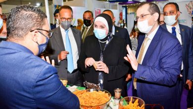 صورة  وزيرة التجارة والصناعة تفتتح معرض “أفريقيا للتصنيع الغذائي