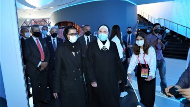 صورة وزيرة التجارة والصناعة تفتتح الجناح المصري باكسبو 2020 دبي
