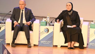 صورة وزيرة التجارة والصناعة :982 مليار جنيه قيمة الناتج الصناعي