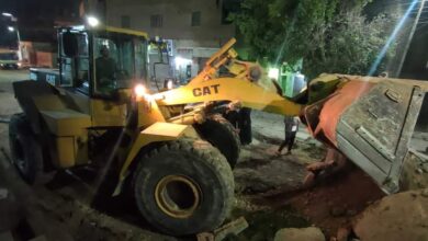 صورة محافظ الجيزة : إزالة التعديات والبروز بشوارع ابو هميلة وطراد النيل  بالعياط وأوسيم