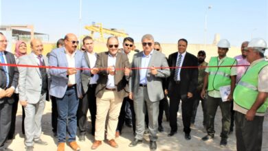 صورة وزير التجارة والصناعة ومحافظ أسوان يفتتحان 6 مصانع  بمنطقة العلاقى الصناعية