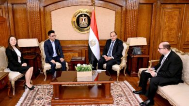 صورة وزير التجارة والصناعة يعقد لقاءات مكثفة مع  كبريات الشركات العالمية المستثمرة بالسوق المصري