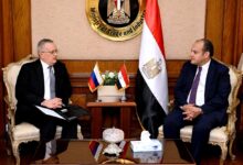 صورة تفاصيل لقاء وزير التجارة والصناعة والسفير الروسي بالقاهرة
