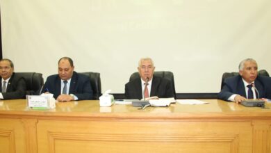 صورة تفاصيل لقاء وزير الزراعة بالباحثين والقيادات