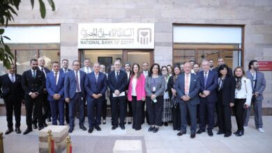 صورة البنك الأهلي  يفتتح وحدته المصرفية المزدوجة بالجامعة الأمريكية بالقاهرة