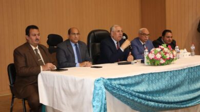 صورة تفاصيل اجتماع وزير الزراعة يجتمع مع قيادات حماية الأراضي  على مستوى الجمهورية