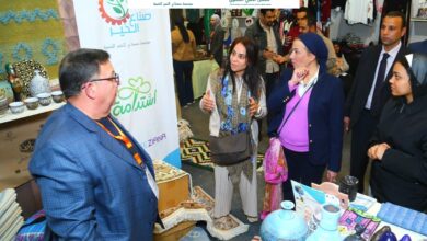 صورة صناع الخير تشارك فى معرض ديارنا بمنتجات مراكز استدامة من السجاد اليدوي