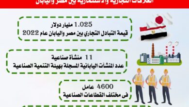 صورة وزير التجارة والصناعة : 1.025 مليار دولار حجم التبادل التجاري.. و408.2 مليون دولار استثمارات يابانية في مصر