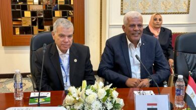 صورة مصر تعرض رؤيتها في مشروعات الأمن الغذائي امام مؤتمر إتحاد المهندسين الزراعيين العرب(صور)