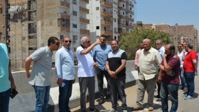صورة محافظ الجيزة يتابع طلاء العقارات بالطريق الدائري بالطالبية والعمل بمشروع محور عمرو بن العاص