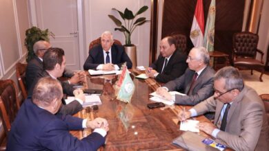 صورة وزير الزراعة يبحث زيادة استثمارات  الشركات الليبية  في مصر