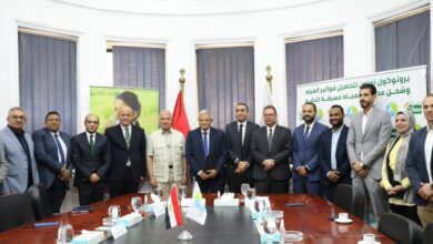 صورة بروتوكول تعاون بين الأهلي ممكن والشركة القابضة لمياه الشرب والصرف الصحي