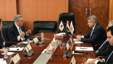 صورة رئيس التنمية الصناعية يبحث  فرص التعاون الصناعي المشترك مع سفير كوريا الجنوبية