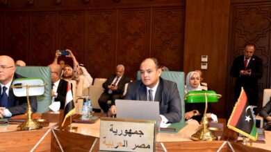 صورة مصر شارك في  الاجتماع الوزاري  لجامعة الدول العربية في دورته الـ١١٢