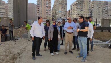 صورة محافظ الجيزة يتابع أعمال رصف وتطوير طريق المنصورية