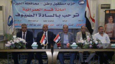 صورة «مستقبل وطن» يواصل جولاته الميدانية بالجيزة