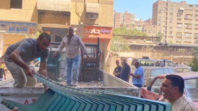 صورة إستجابة لشكاوى المواطنين.. “الجيزة” تضع حداً لفوضى المقاهى والتوك توك  بالهرم(صور)