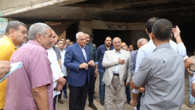 صورة محافظ الجيزة يتفقد مراحل العمل بمحور منشأة البكاري بالمريوطية
