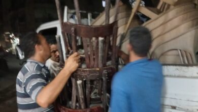 صورة استجابة لشكاوى حى العمرانية.. “محافظة الجيزة”  تشن حملات مكثفة لرفع الاشغالات بالطريق وغلق المحلات المخالفة(صور)