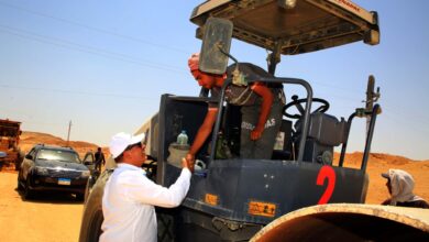 صورة الريف المصري : الإنتهاء من شق وتمهيد  ٧٠% من إجمالى المدقات المخطط تنفيذها بأراضى ال ١.٥ مليون فدان فى منطقة الطور