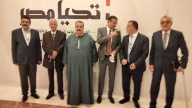 صورة رئيس الاتحاد  التعاوني الزراعي ممثلا عن الفلاحين في حملة الرئيس عبدالفتاح السيسي الانتخابية