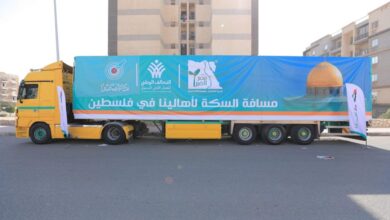 صورة ” مصر الخير ” تطلق قافلة المساعدات الرابعة لسكان وأهالي قطاع غزة