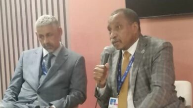 صورة مباحثات مشتركة بين المنظمة الزراعية والمصرف العربي للتاقلم على المتغيرات المناخية على هامش قمة المناخ