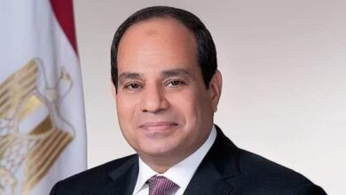صورة رئيس هيئة سلامة الغذاء وجميع العاملين بالهيئة يهنئون الرئيس عبد الفتاح السيسي بفوزه في الانتخابات الرئاسية