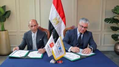 صورة اقتصادية قناة السويس توقع بروتوكول تعاون مع بنك القاهرة لدعم الخطة الترويجية للمنطقة