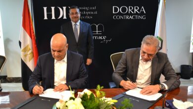 صورة شركة التعمير والإسكان للاستثمار العقاري توقع عقد مقاولات مع الشركة الهندسية للإنشاء والتعمير