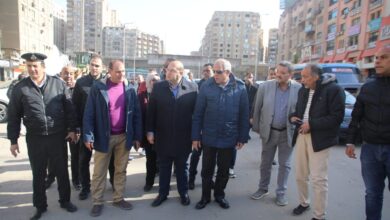 صورة محافظ الجيزة يتفقد أعمال رصف وتطوير شارع الملك فيصل