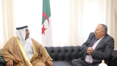 صورة العسومي يشيد بالدور الريادي للجمهورية الجزائريه ويثمن مواقفها  المشرفة تجاه القضايا العربية