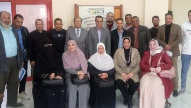 صورة اختتام الدورة التدريبية في مجال أنتاج وتربية القطن بمحطة البحوث الزراعية بسخا