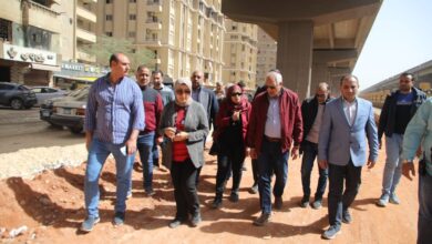 صورة محافظ الجيزة يعاين المرحلة الثالثة من تطوير وتغطية ترعه المريوطية بمنطقة كوبري الصحابة ومنزل الطريق الدائري 