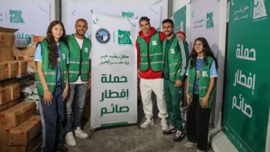 صورة نادي بيراميدز يشارك مؤسسة “مصر الخير” تعبئة كراتين حملة “إفطار صائم”