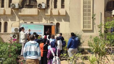 صورة “المناخ الزراعى” يدرب طلاب الجامعات على الارصاد الجوية الزراعية و الصوب والزراعة بدون تربة