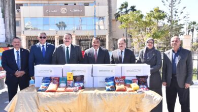 صورة البنك الزراعي يشارك مئات الآلاف من الأسر الأكثر احتياجاً فرحة رمضان بتوزيع المساهمات الغذائية