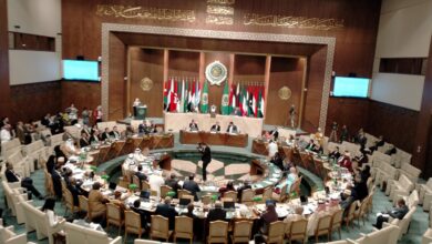 صورة بدء أعمال الجلسة العامة من الفصل التشريعي الثالث للبرلمان العربي