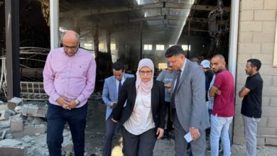 صورة سيطرة قوات الحماية المدنية على حريق أحد المصانع  بمدينة بدر